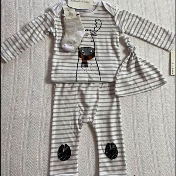 PL BABY BOY 4 Piece Matching Outfit. New with Tags! - Picture 2 of 5